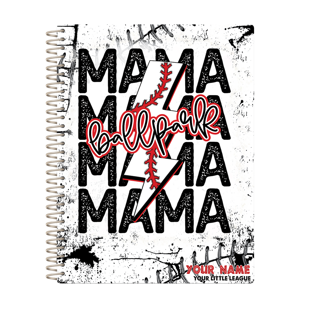 Baseball Scorebook  - THUNDERBOLT BALLPARK MAMA