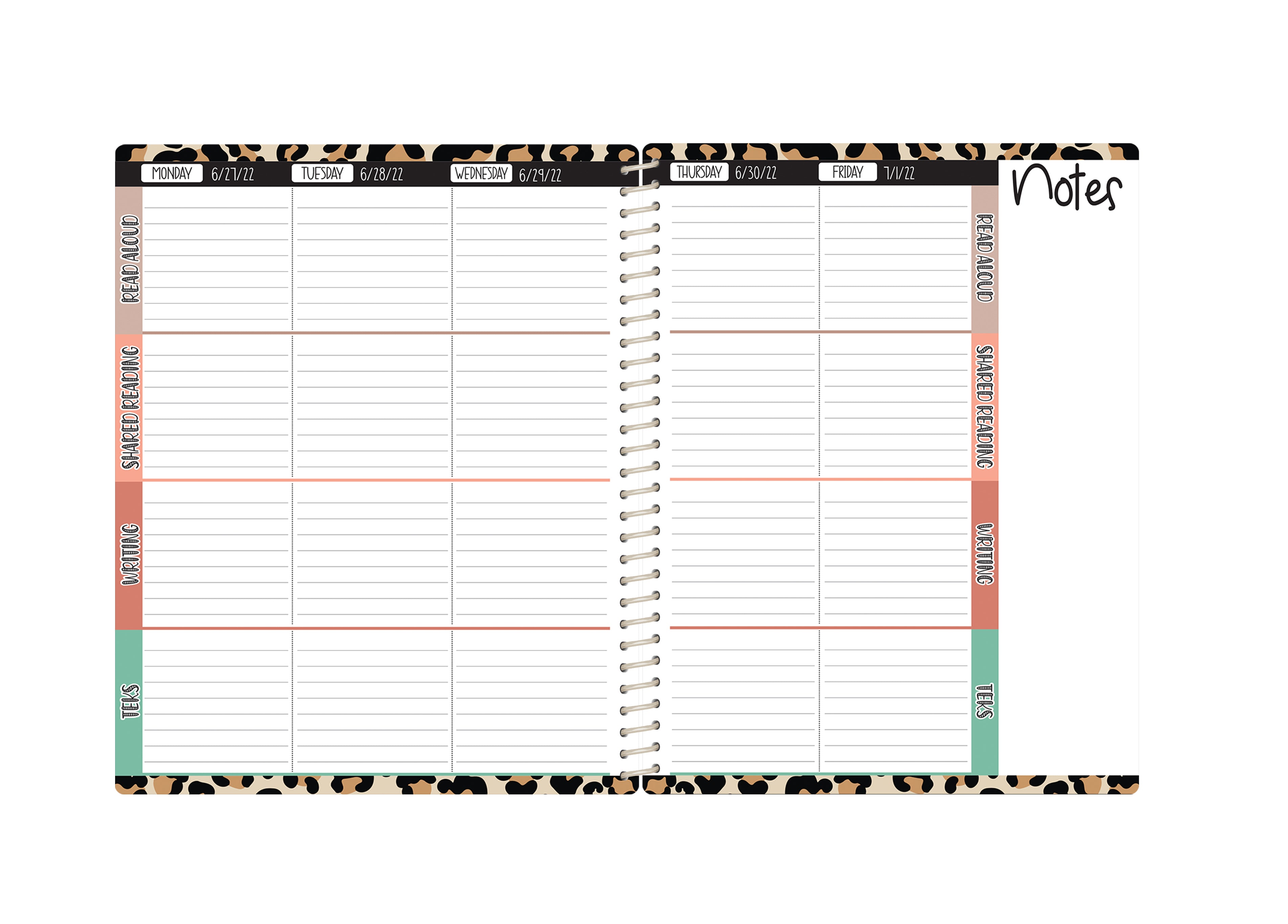 Reading/Writing Teacher Planner -  MONSTERS