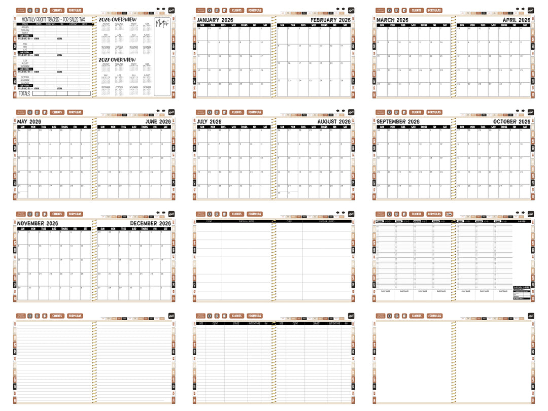 2026 Digital Appointment Book | ALLISON VS | BOBBY PIN