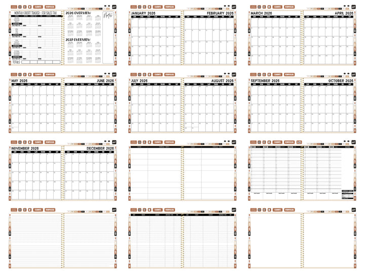 2026 Digital Appointment Book | ALLISON VS | BOBBY PIN