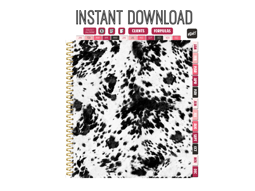 2026 Digital Appointment Book | CHELSEA VS | BW COWHIDE