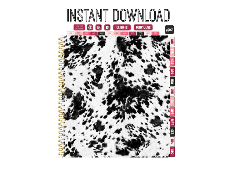 2026 Digital Appointment Book | CHELSEA VS | BW COWHIDE