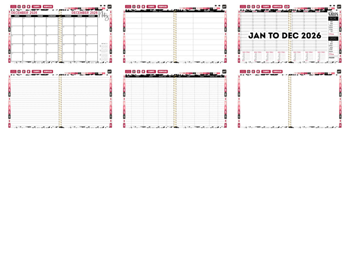 2026 Digital Appointment Book | CHELSEA VS | BW COWHIDE