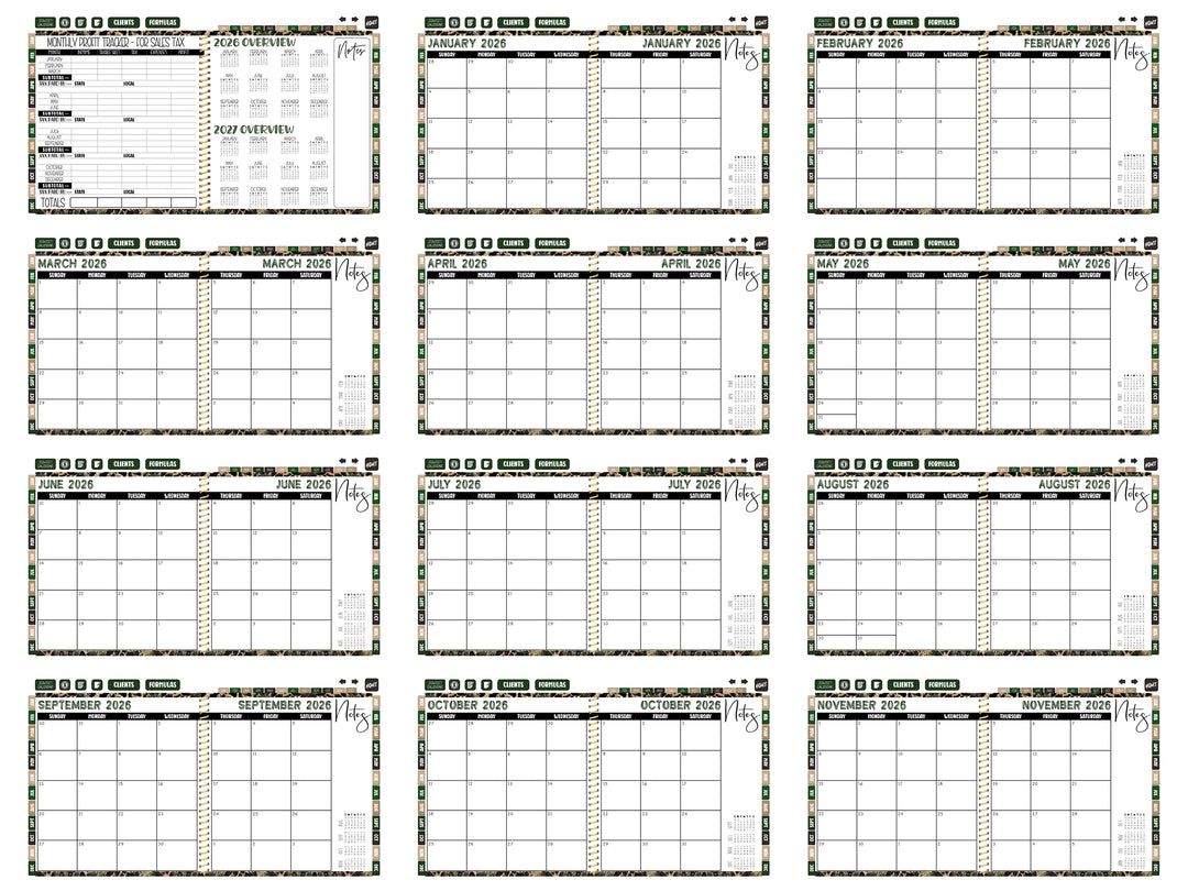 2026 Digital Appointment Book | CHELSEA VS | CAMO LEOPARD