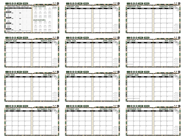 2026 Digital Appointment Book | CHELSEA VS | CAMO LEOPARD