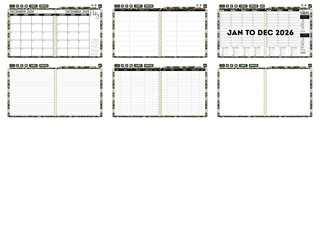 2026 Digital Appointment Book | CHELSEA VS | CAMO LEOPARD