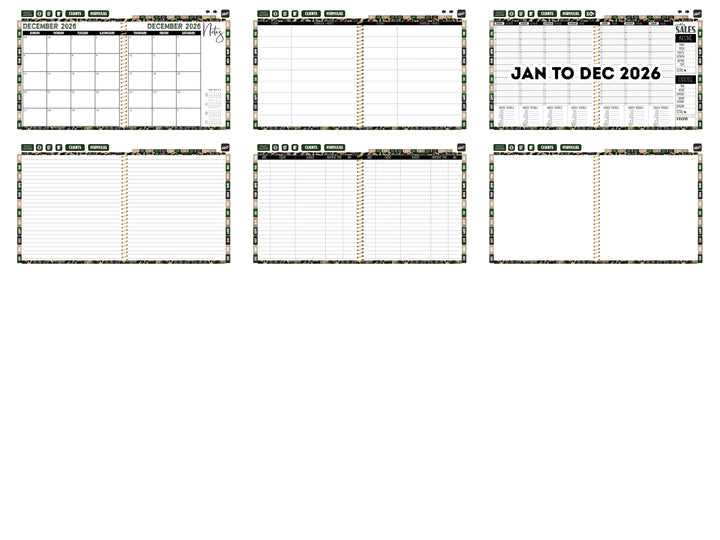 2026 Digital Appointment Book | CHELSEA VS | CAMO LEOPARD