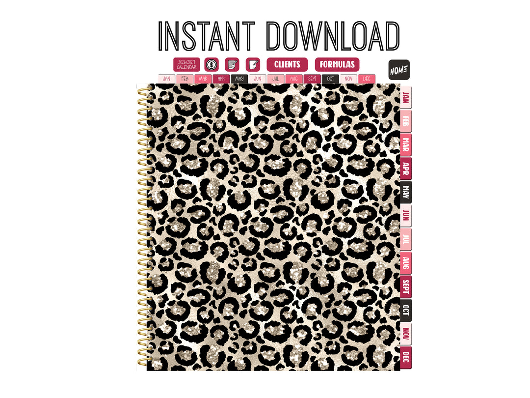 2026 Digital Appointment Book | CHELSEA VS | CHAMPAGNE CHEETAH