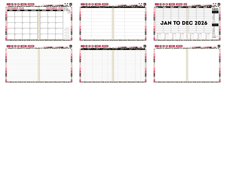 2026 Digital Appointment Book | CHELSEA VS | CHAMPAGNE CHEETAH