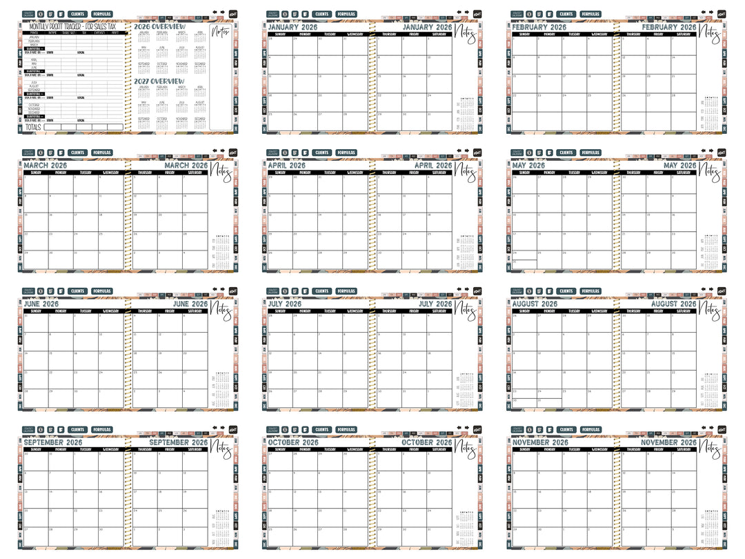 2026 Digital Appointment Book | CHELSEA VS | CLAIRE FLORAL