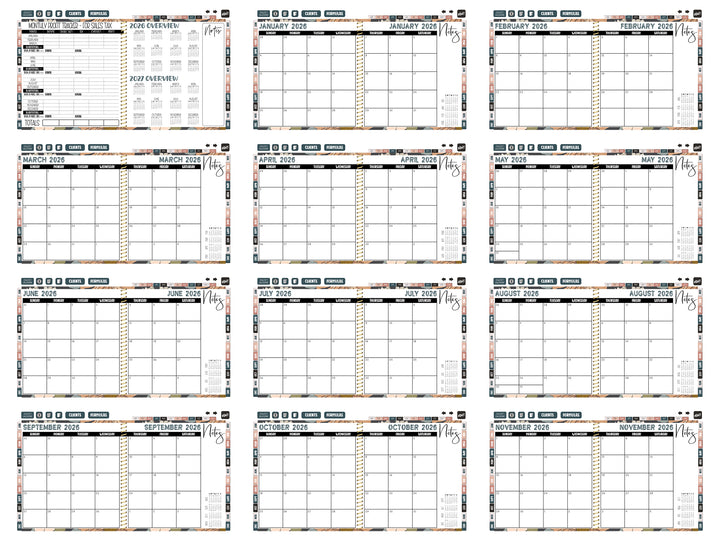 2026 Digital Appointment Book | CHELSEA VS | CLAIRE FLORAL