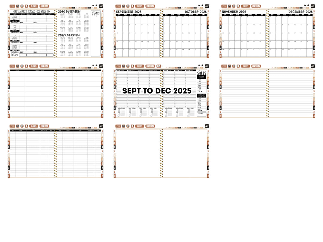 2026 Digital Planner – September to December (Prorated 4-Month Edition)