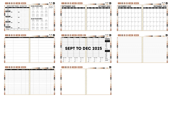 2026 Digital Planner – September to December (Prorated 4-Month Edition)