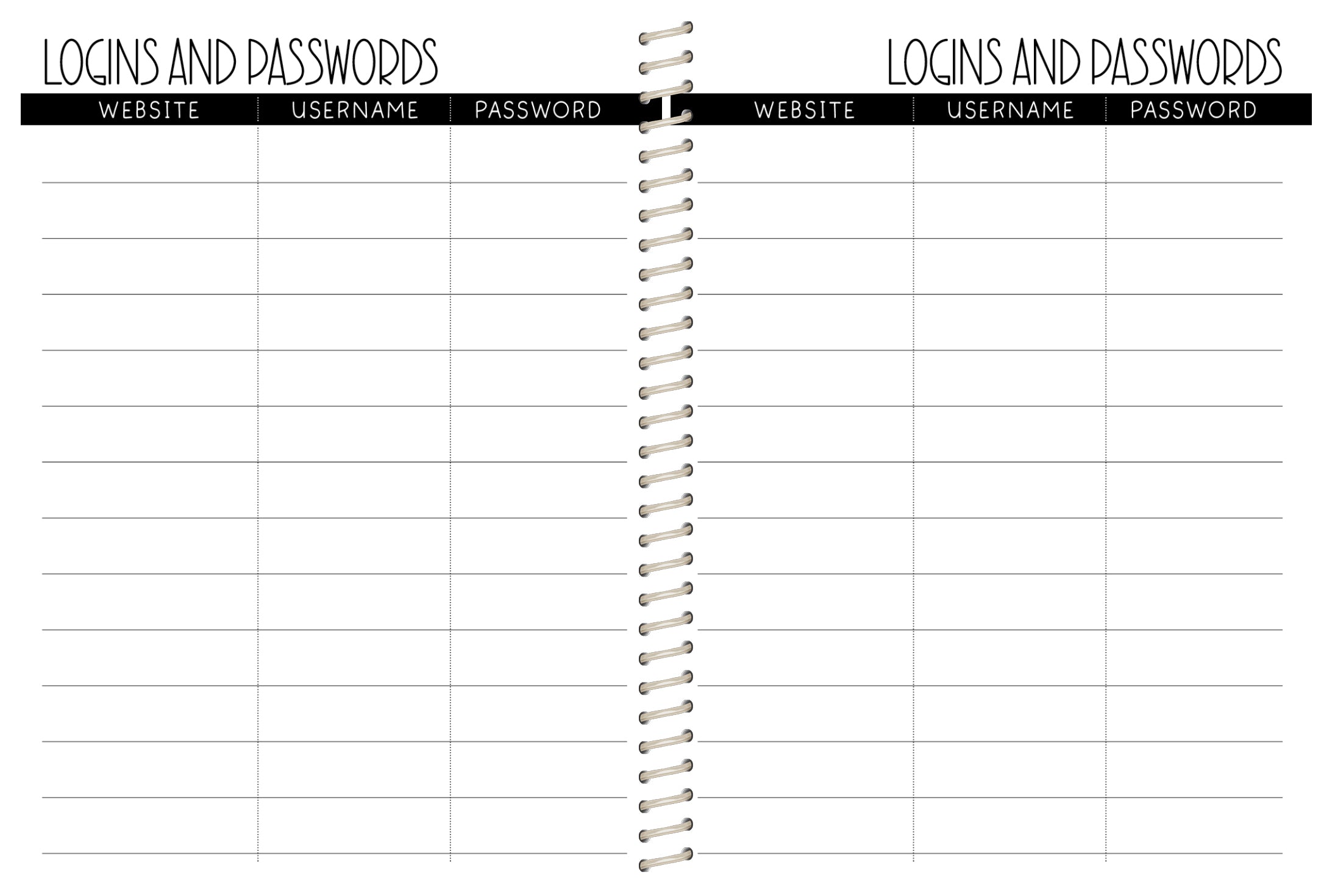 2024 Printed Weekly Planner - EMERALD GOLD GLAM