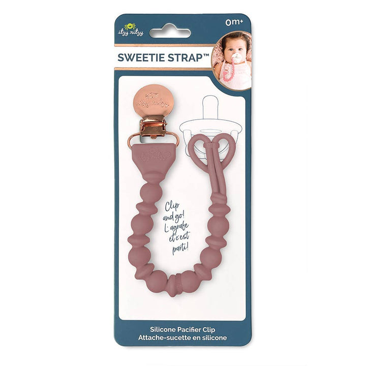 TOAST Sweetie Strap™ Silicone One-Piece Pacifier Clips