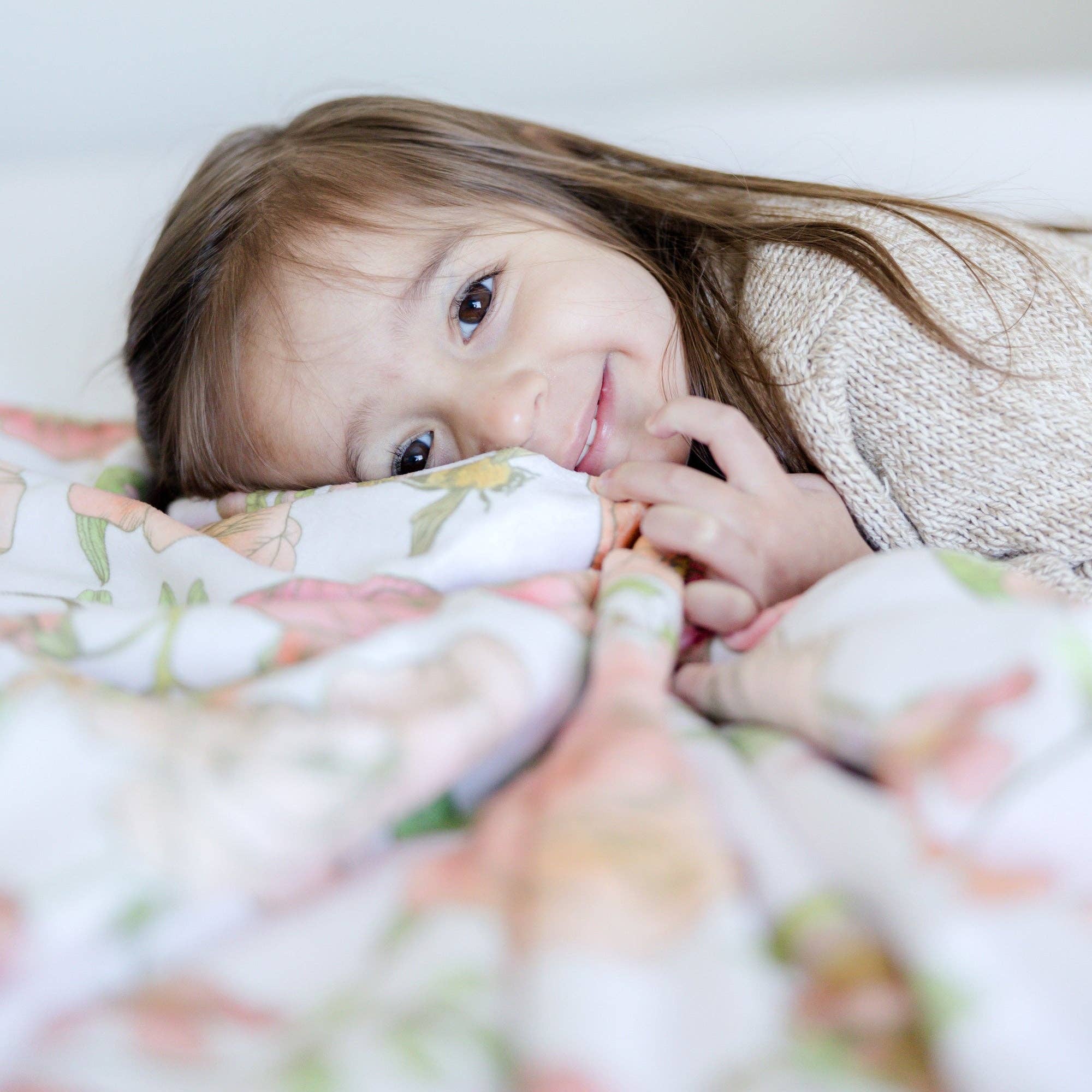 Baby & Toddler Minky Blanket - Botanical Florals