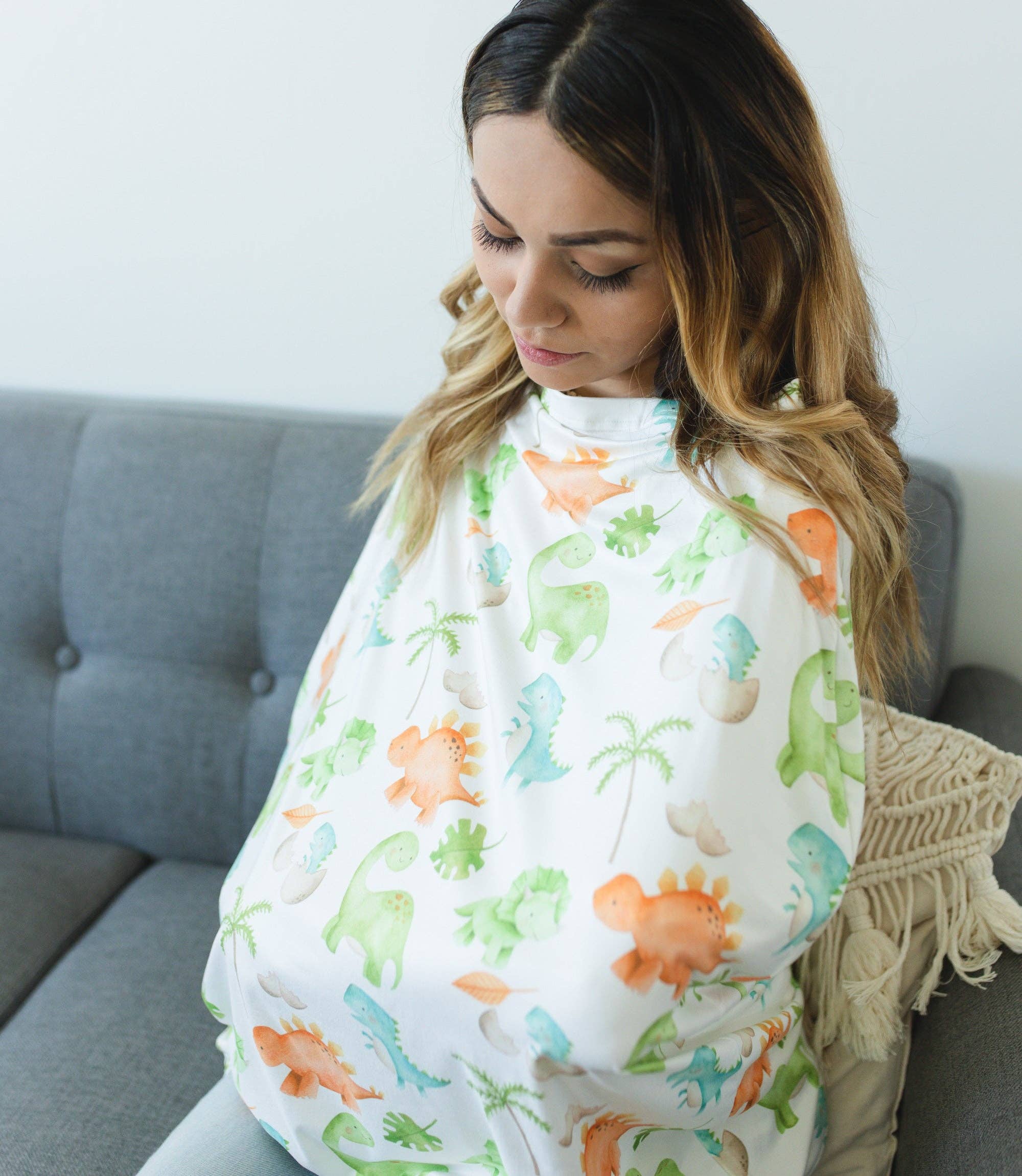 Dinosaur Infant Car Seat/Nursing Cover