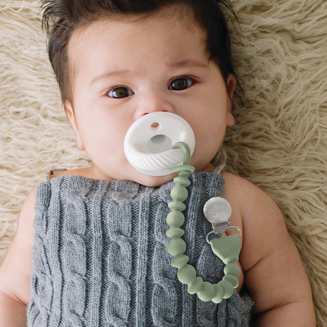 TOAST Sweetie Strap™ Silicone One-Piece Pacifier Clips