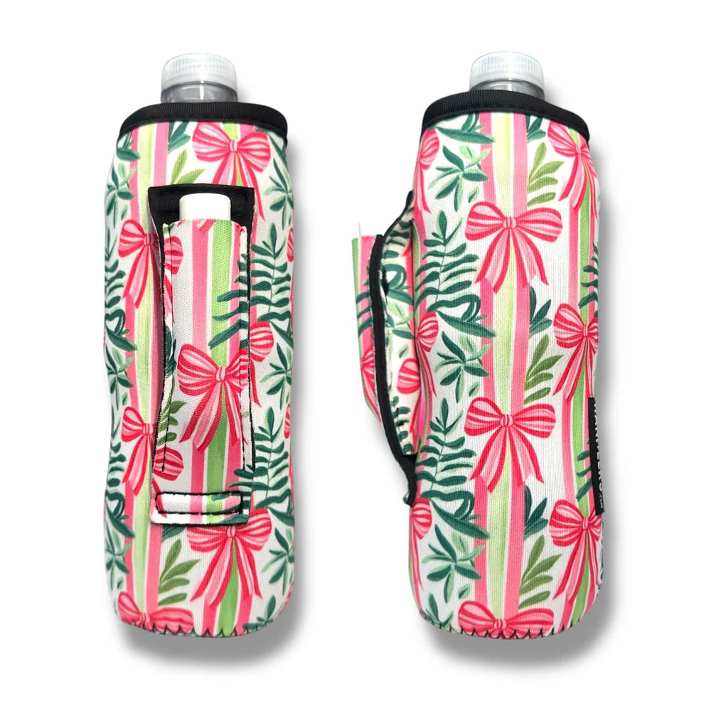 Christmas Bows 16-24oz Soda & Water Bottle / Tallboy Can Handler™