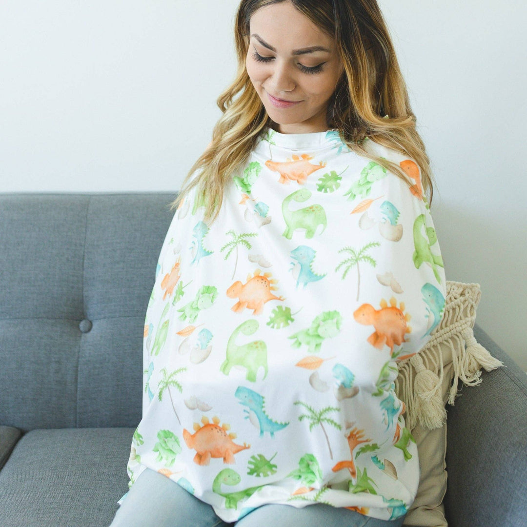 Dinosaur Infant Car Seat/Nursing Cover