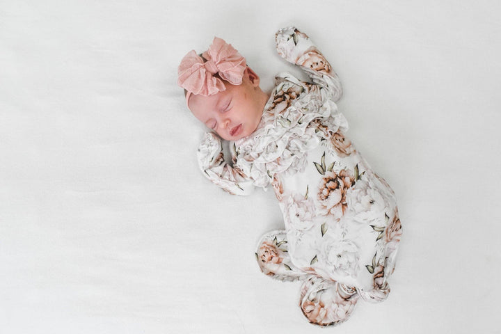 Floral Dreams Rockin Royalty Ruffle Knot Gown