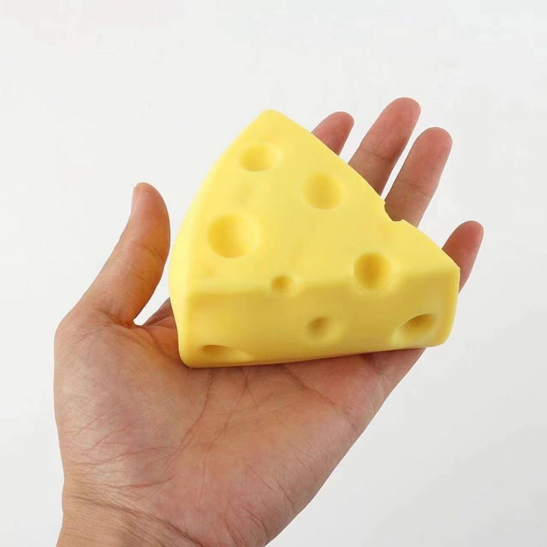 Squeezy CHEESE Shape Fidget Toy