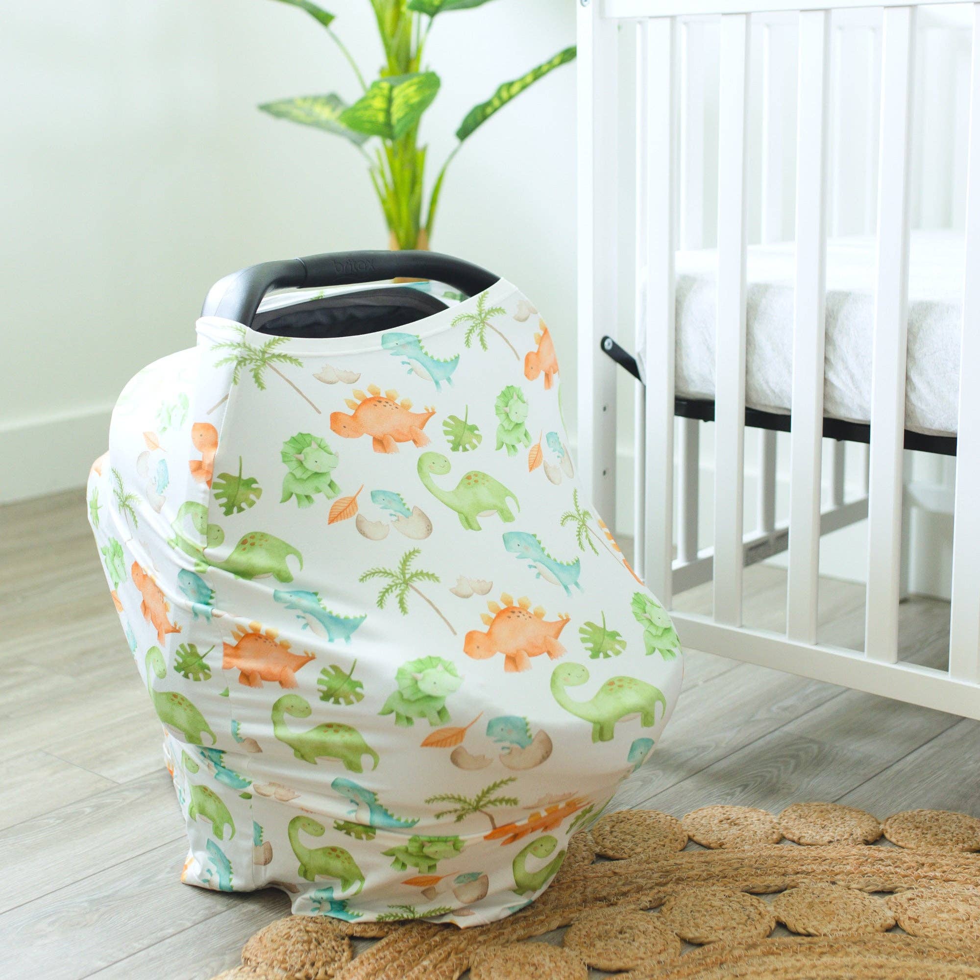 Dinosaur Infant Car Seat/Nursing Cover