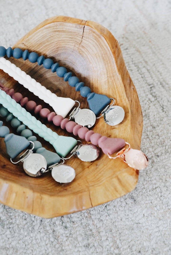TOAST Sweetie Strap™ Silicone One-Piece Pacifier Clips