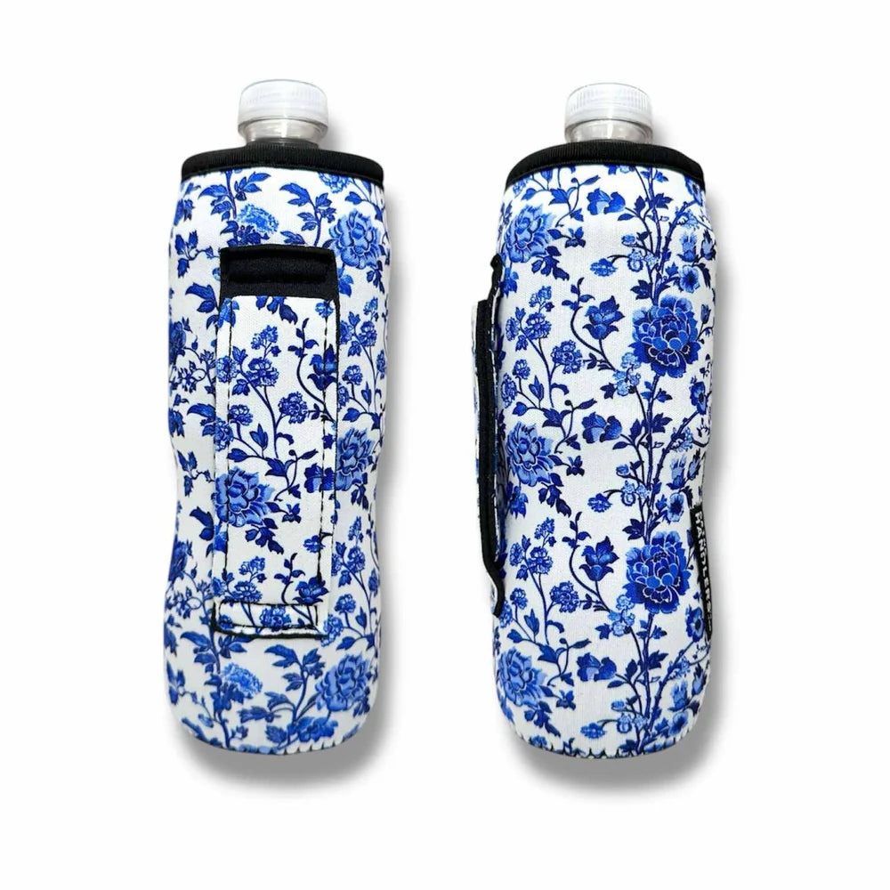 Porcelain Bloom 16-24oz Soda & Water Bottle / Tallboy Can Handler™