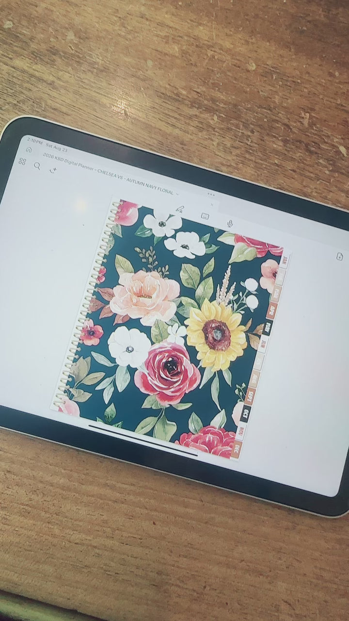 2026 Digital Appointment Book | CHELSEA VS | BOHO ABSTRACT 3