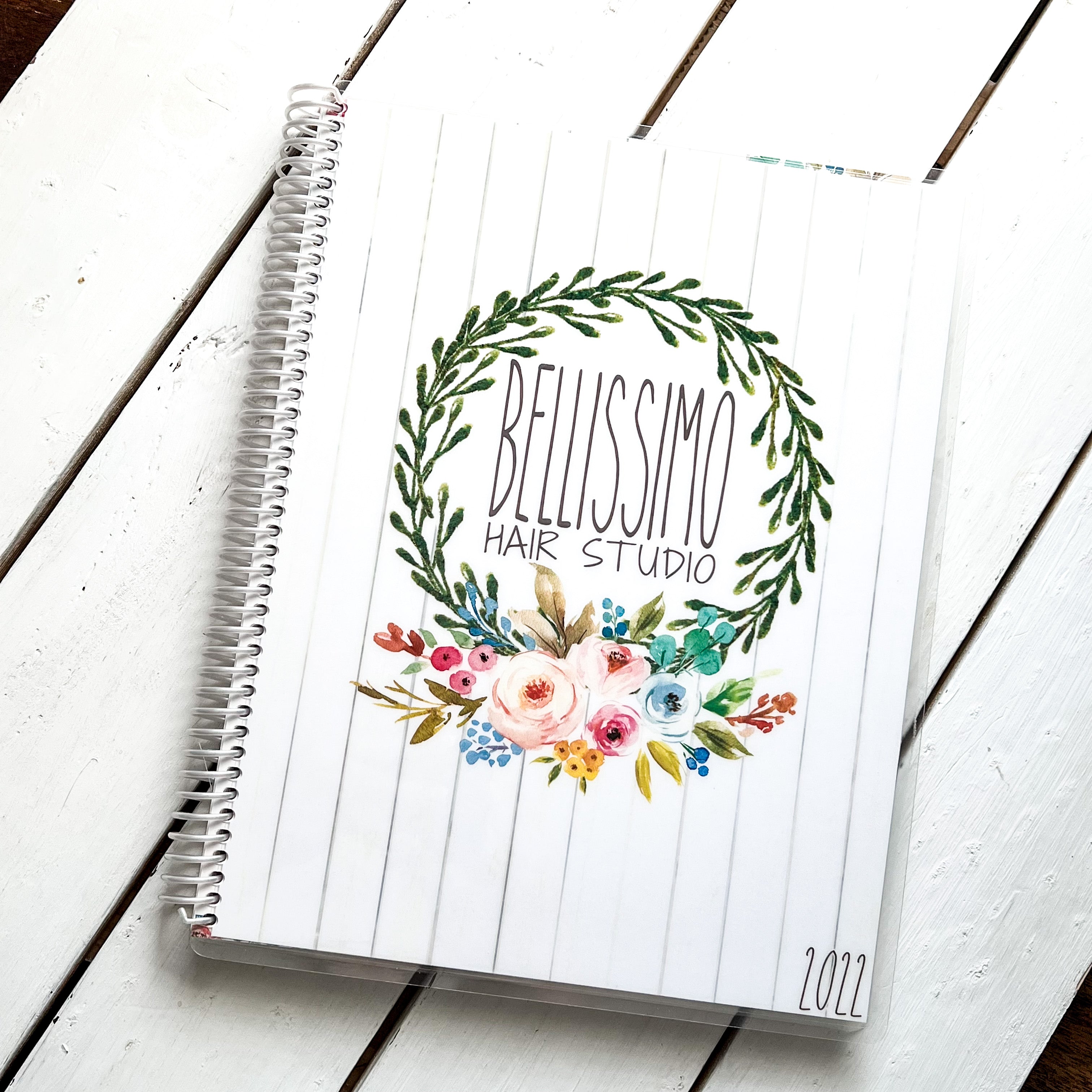 Sales Tracker Appointment Book - PASTEL FLORAL FARMHOUSE