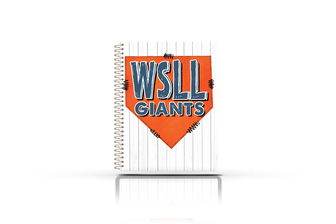 Baseball Scorebook  - ORANGE DIAMOND