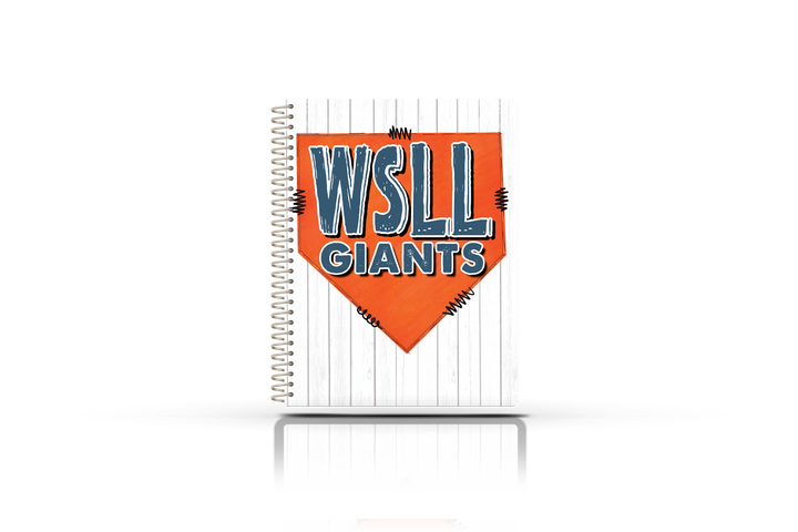 Baseball Scorebook  - ORANGE DIAMOND