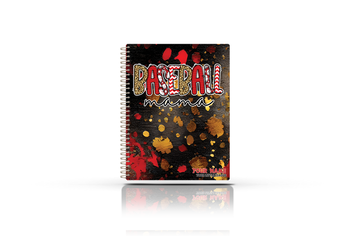 Baseball Scorebook  - RED GOLD MAMA