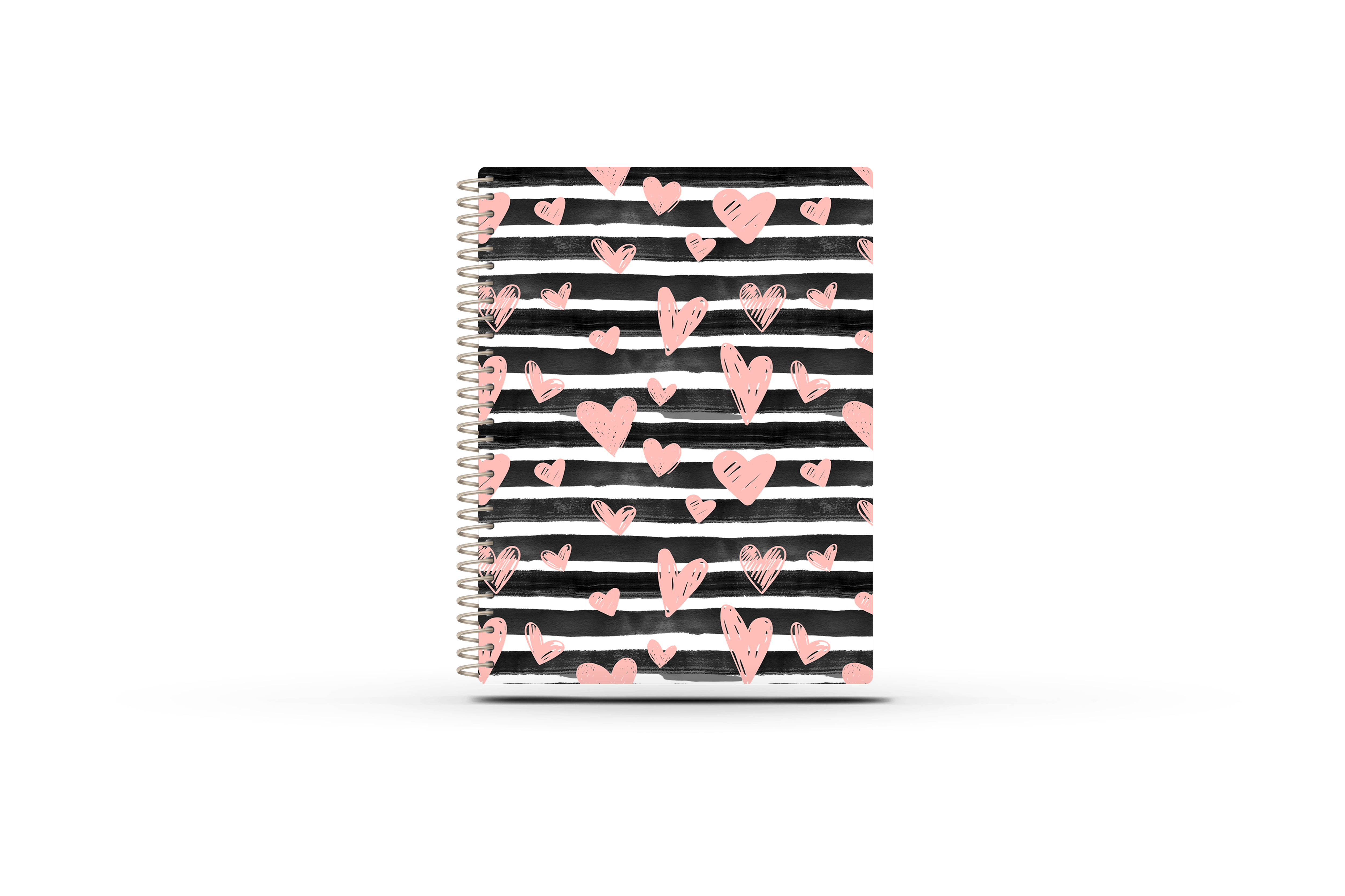Sales Tracker Appointment Book - BLACK LINED HEARTS