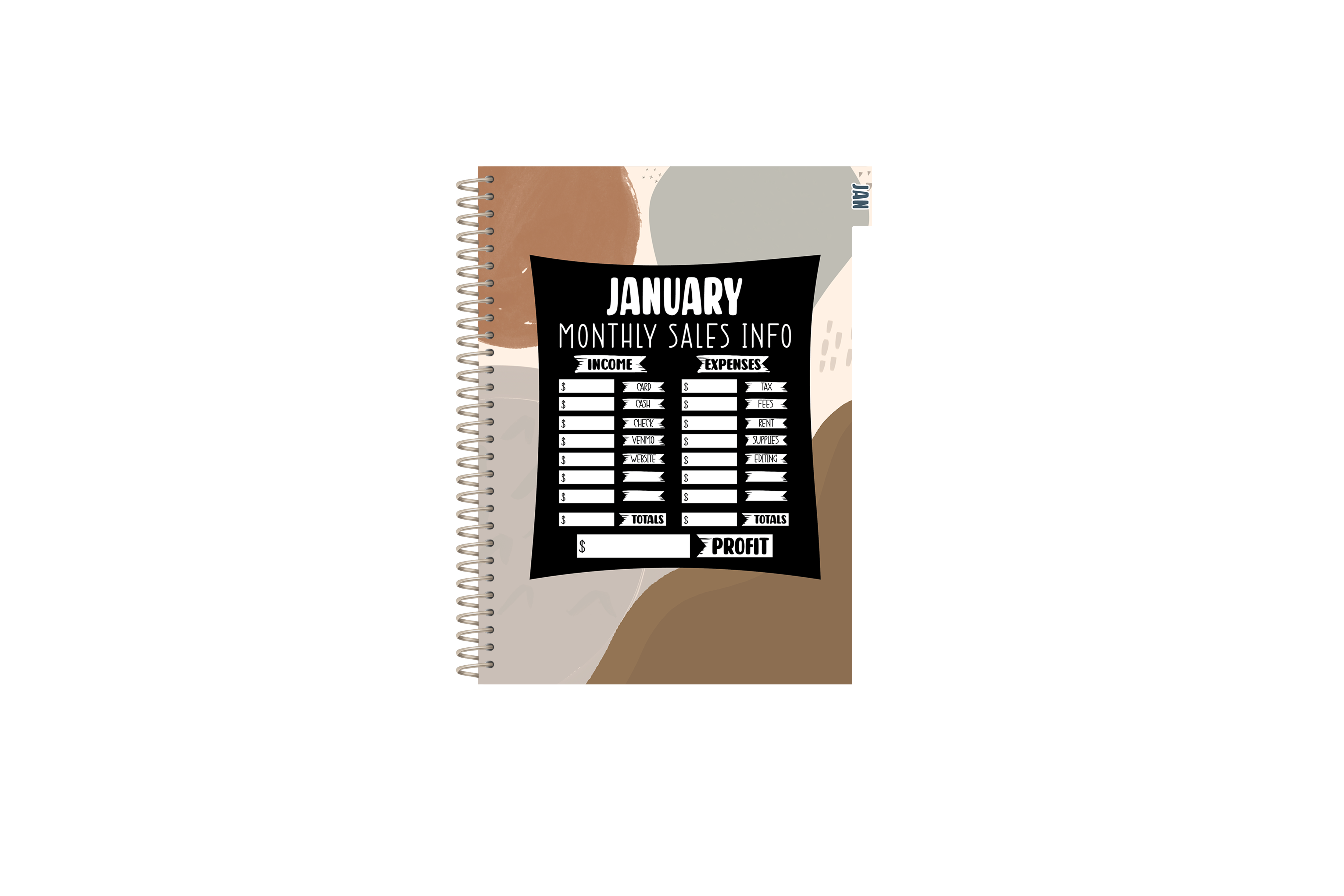 Photography Appointment Book - BOHO ABSTRACT 2