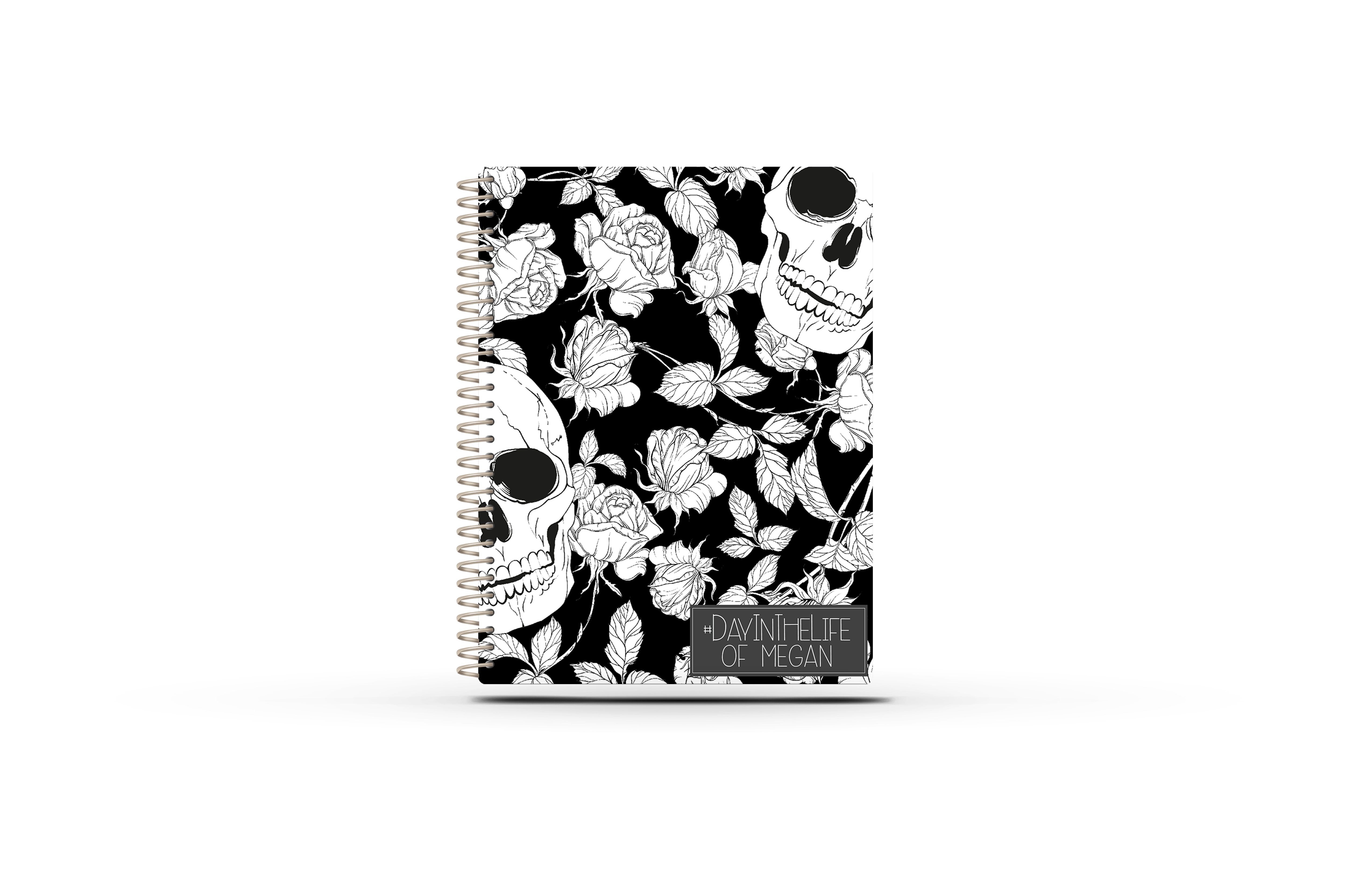 Weekly Planner - BW SKULLS