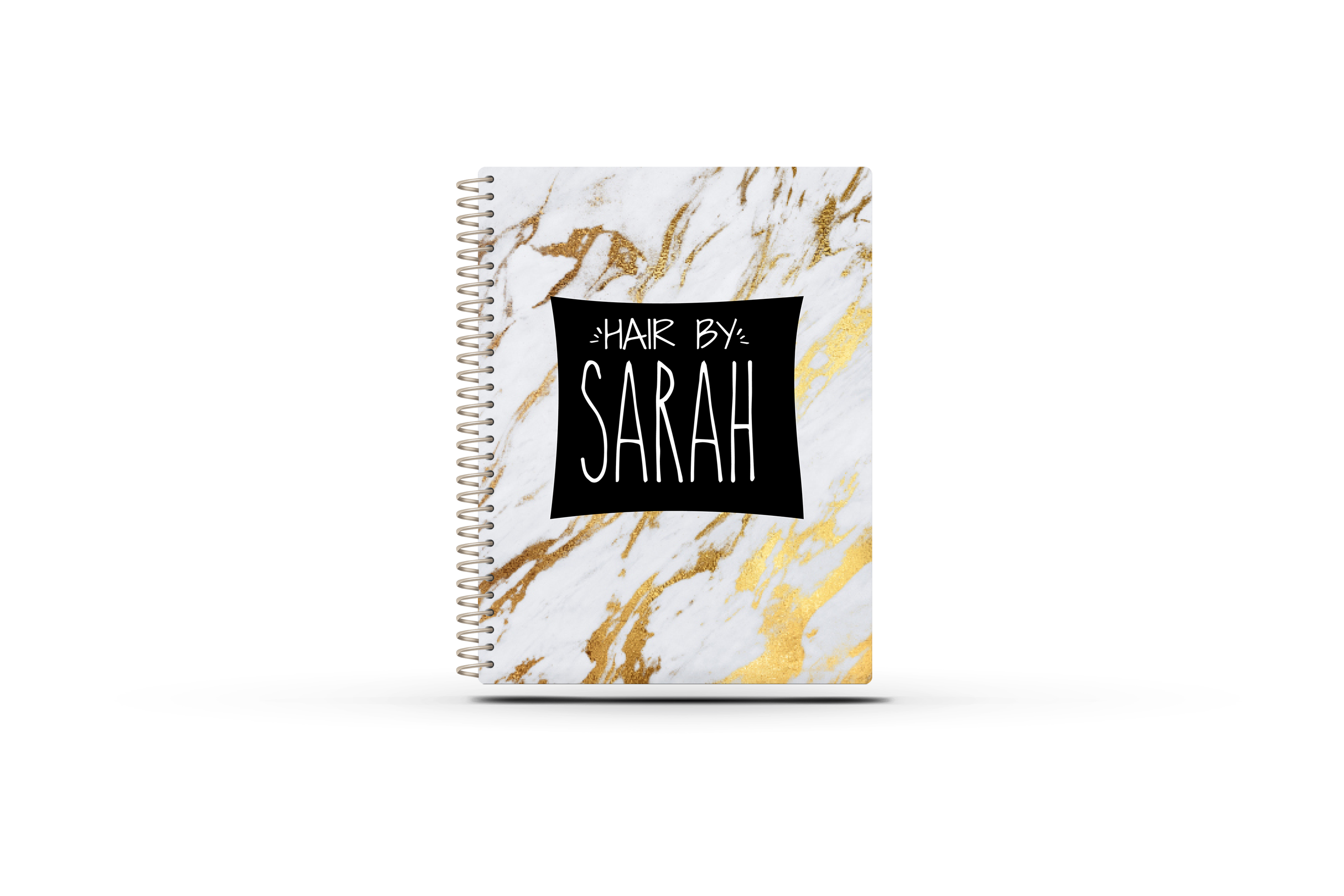 Sales Tracker Appointment Book - GOLD MARBLE