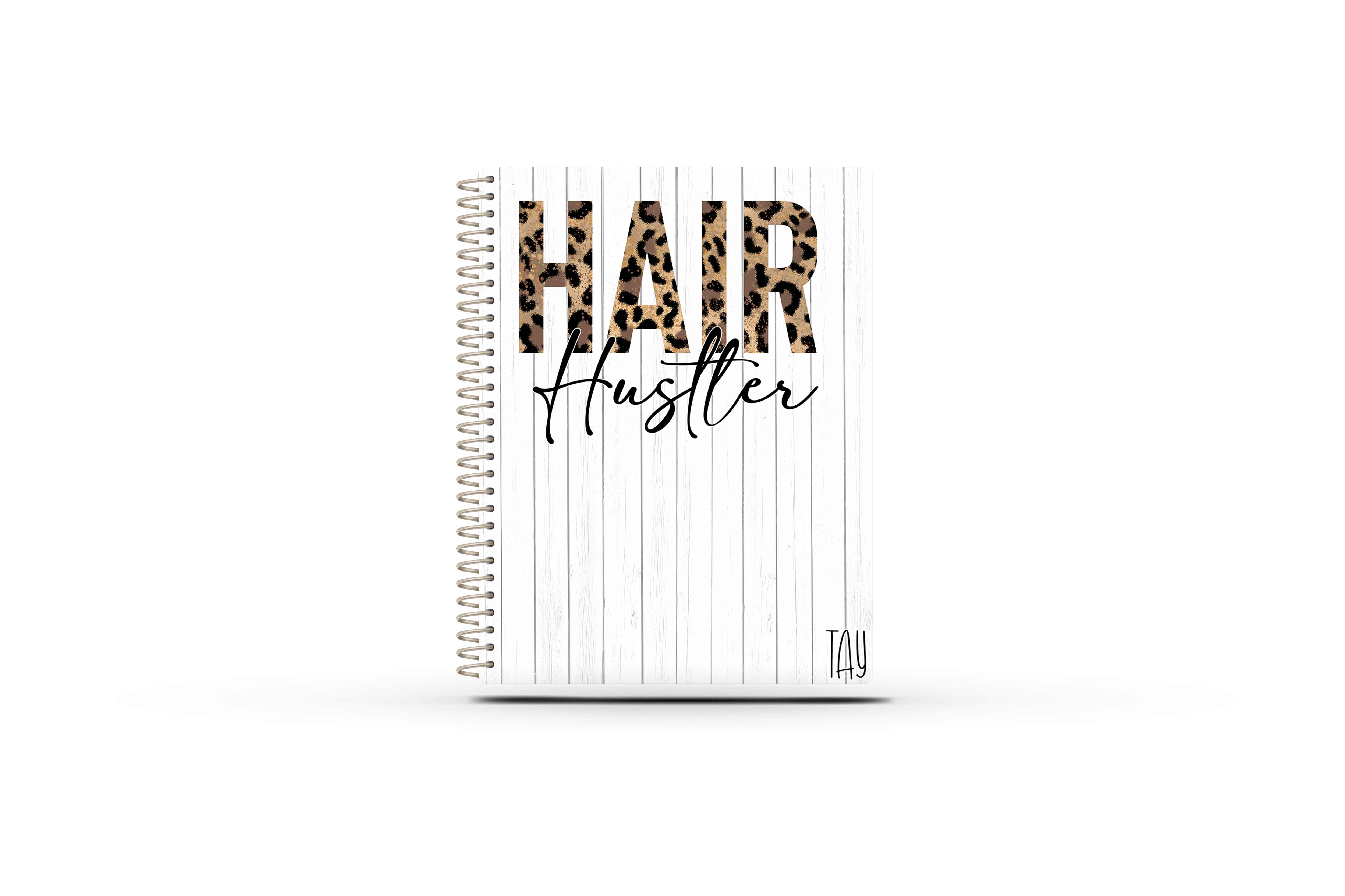 Sales Tracker Appointment Book - HAIR HUSTLER LEOPARD