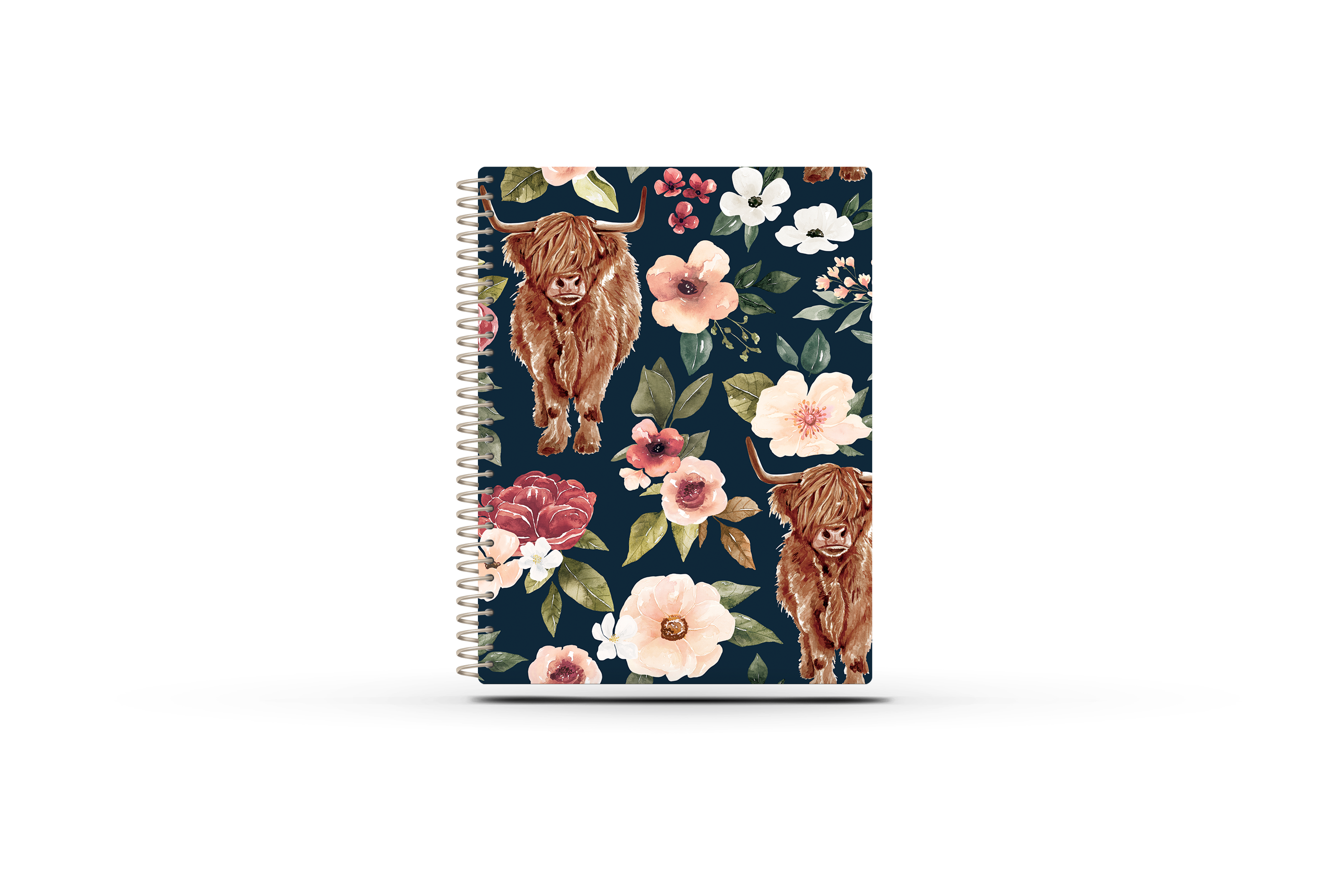 Small Biz Sales Planner - HIGHLAND NAVY FLORAL