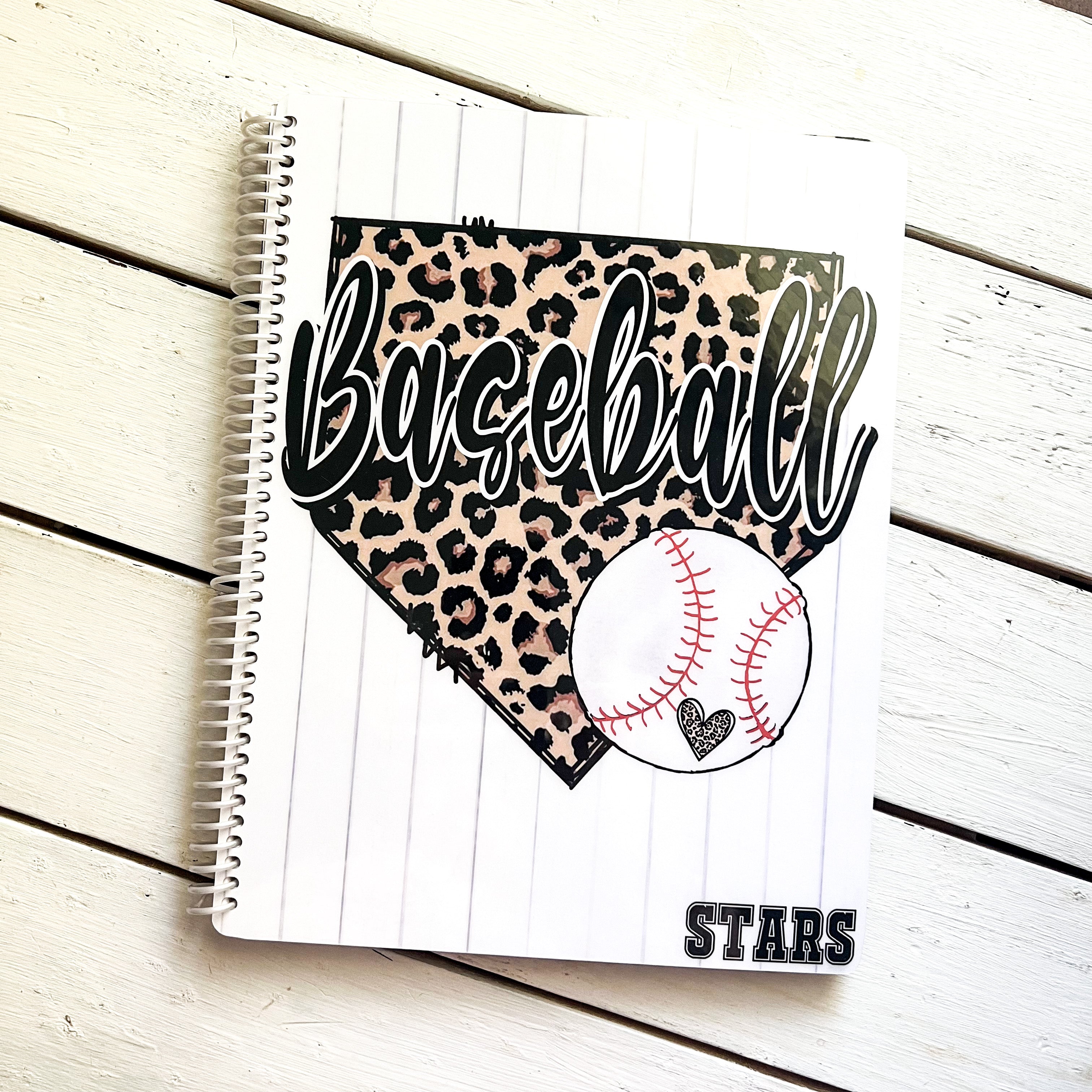 Baseball Scorebook  - LEOPARD DIAMOND BASEBALL