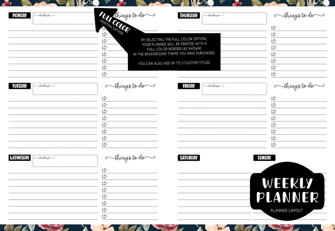 Weekly Planner - BEST MOM EVER