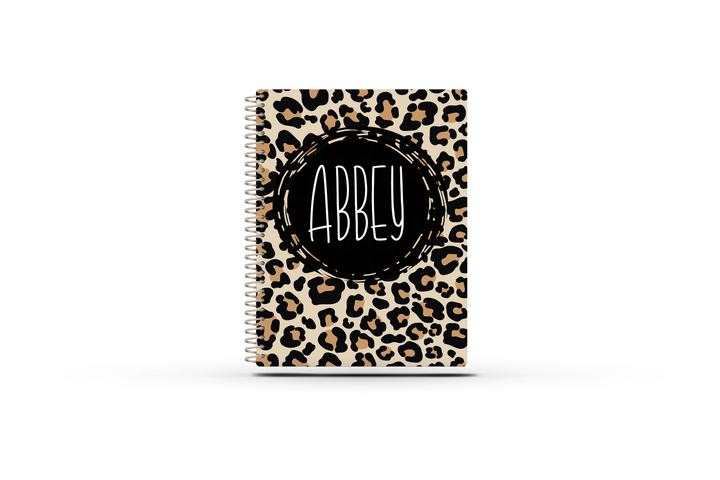 Sales Tracker Appointment Book - LEOPARD DARK