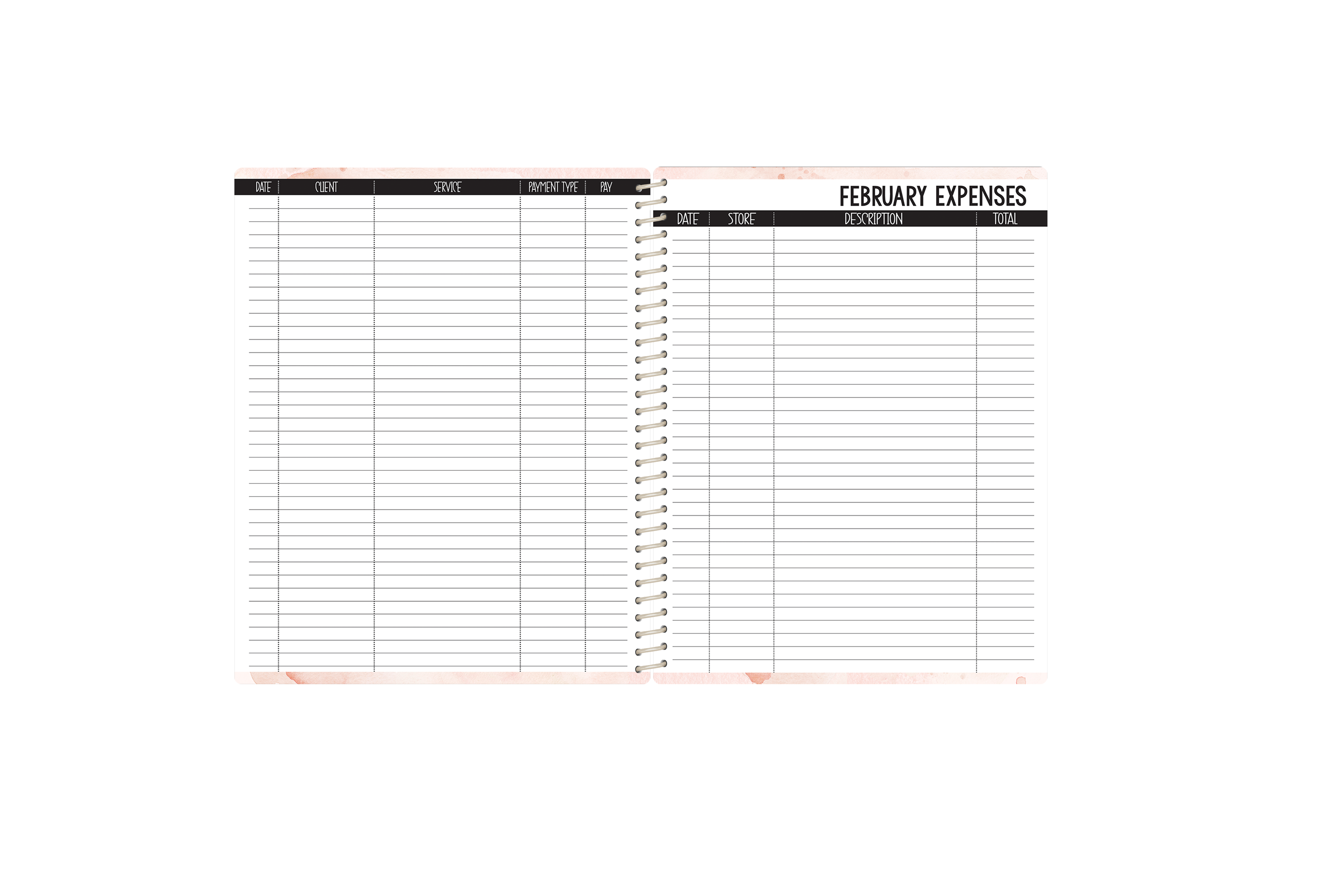 Small Biz Sales Planner - CAMO LEOPARD