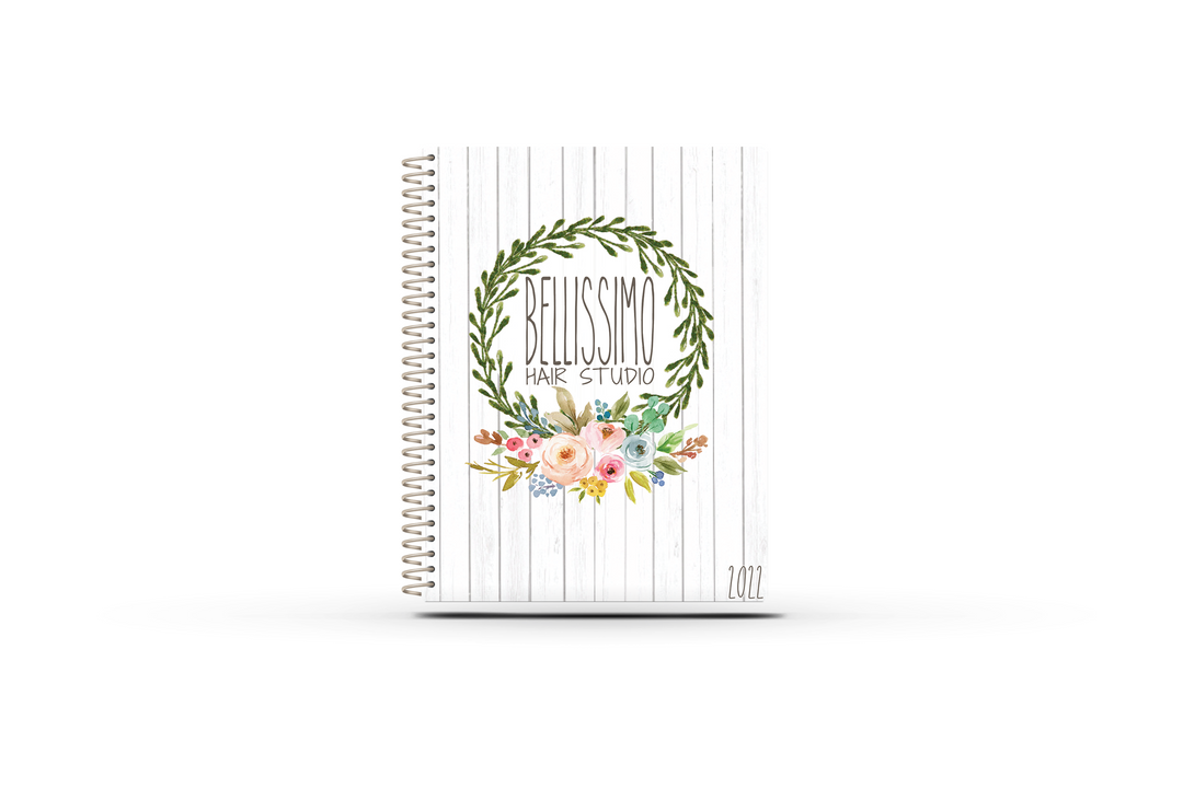 Sales Tracker Appointment Book - PASTEL FLORAL FARMHOUSE