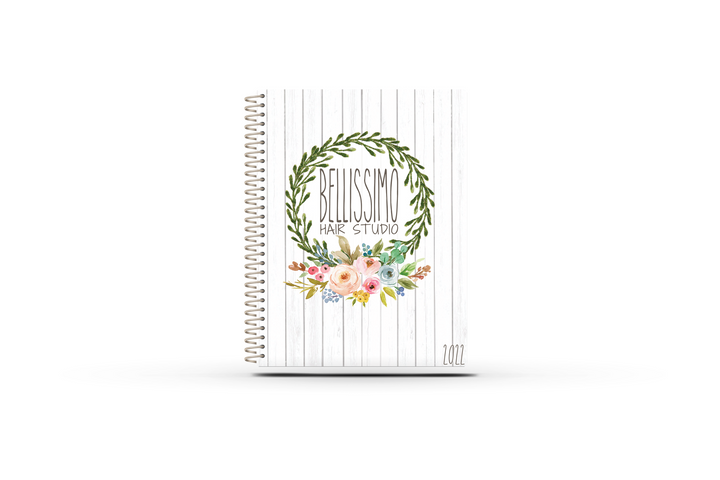 Sales Tracker Appointment Book - PASTEL FLORAL FARMHOUSE