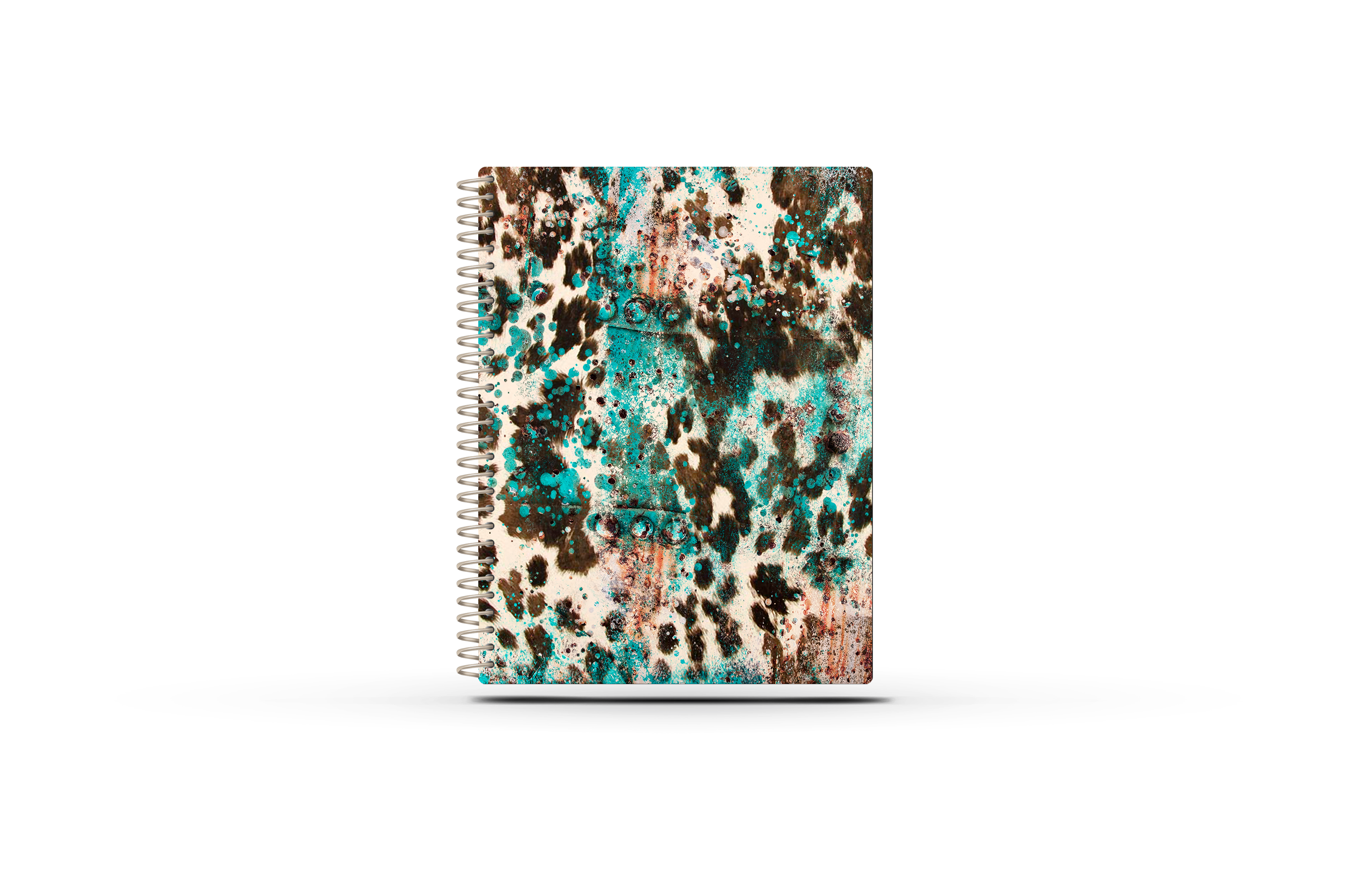 Small Biz Sales Planner - RUSTIC BROWN COWHIDE