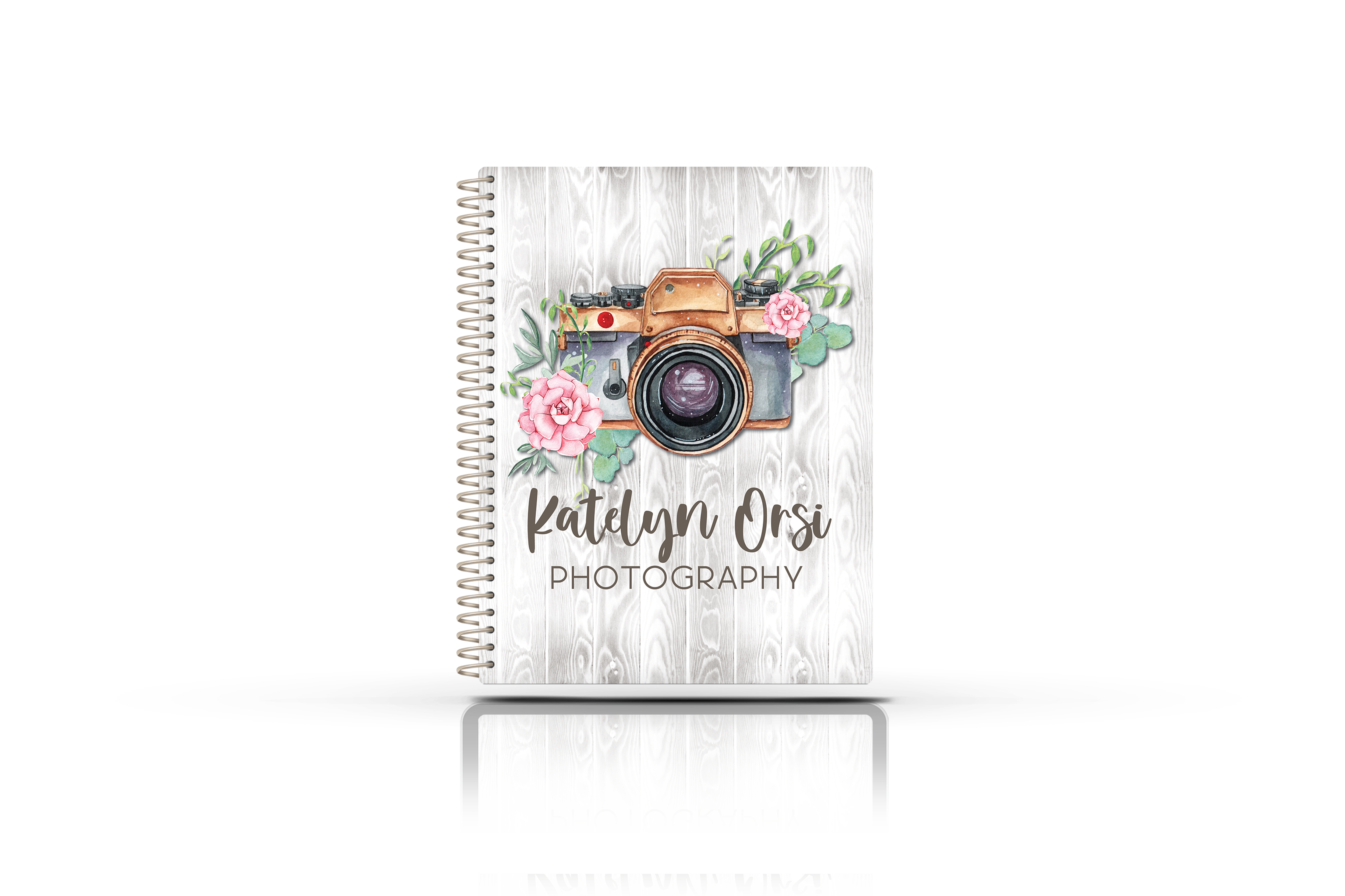 Photography Appointment Book - FLORAL VINTAGE CAMERA