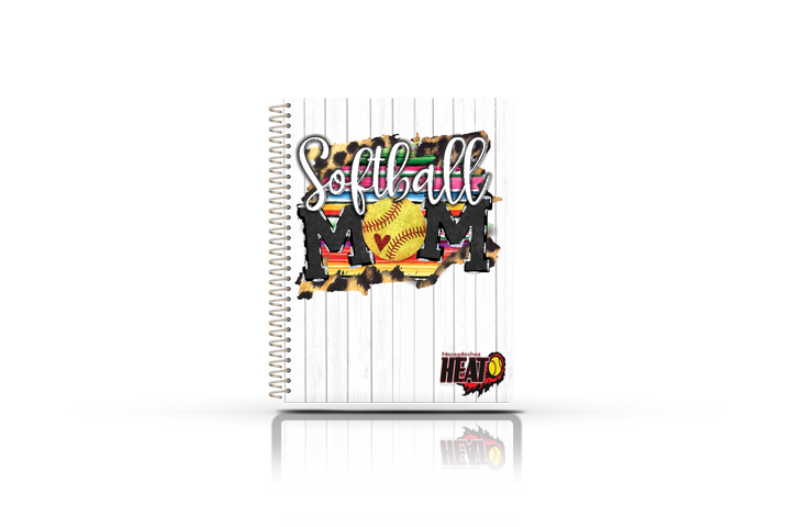 Softball Scorebook  - LEOPARD SERAPE MOM