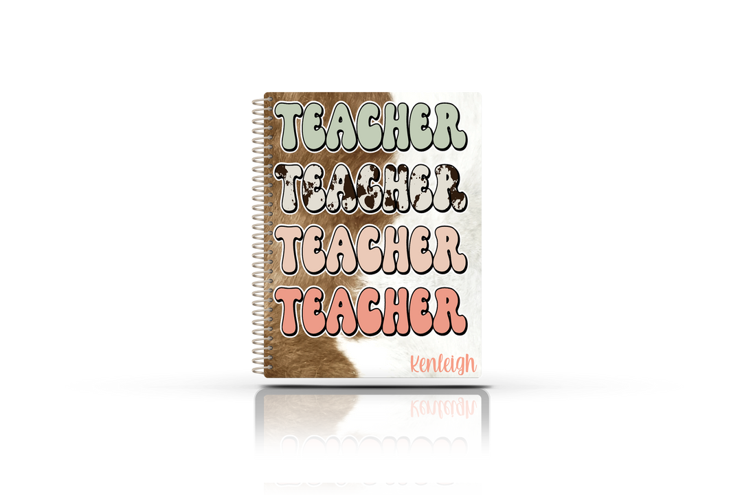 Reading/Writing Teacher Planner -  COWHIDE TEACHER